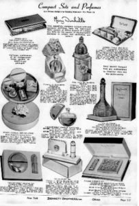 メアリー・ダンヒルの当時香水の広告
